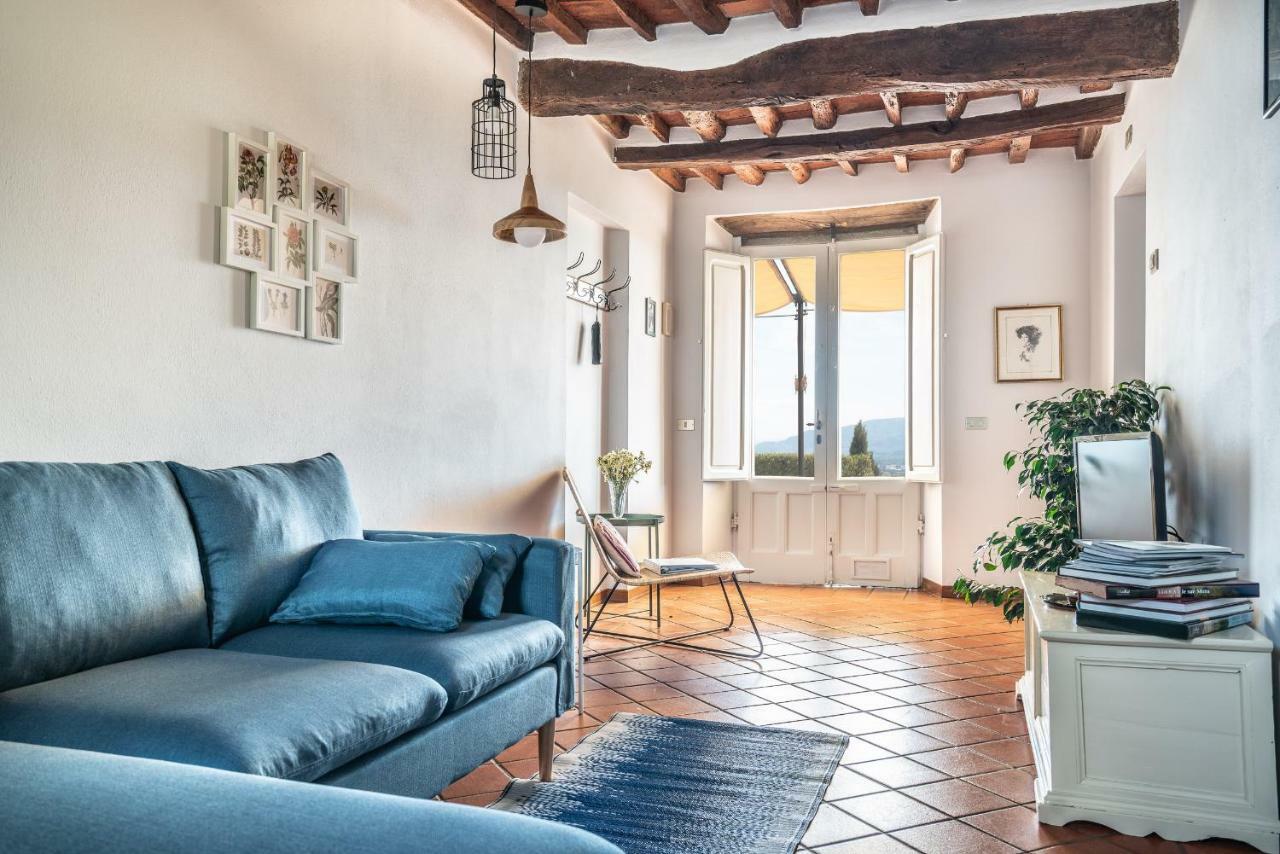 Accogliente Alloggio Con Vista E Piscina Lucca Exterior foto