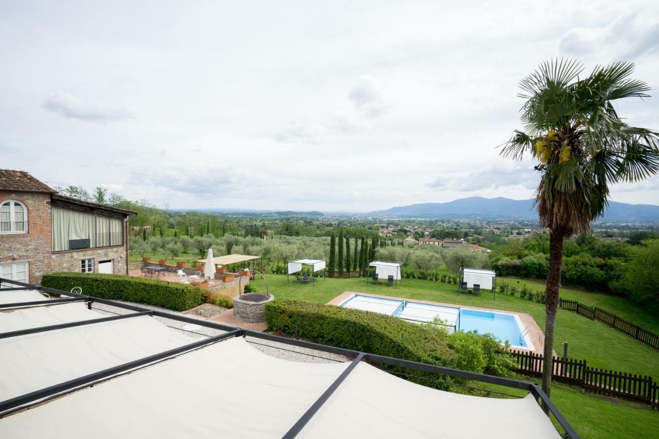 Accogliente Alloggio Con Vista E Piscina Lucca Exterior foto